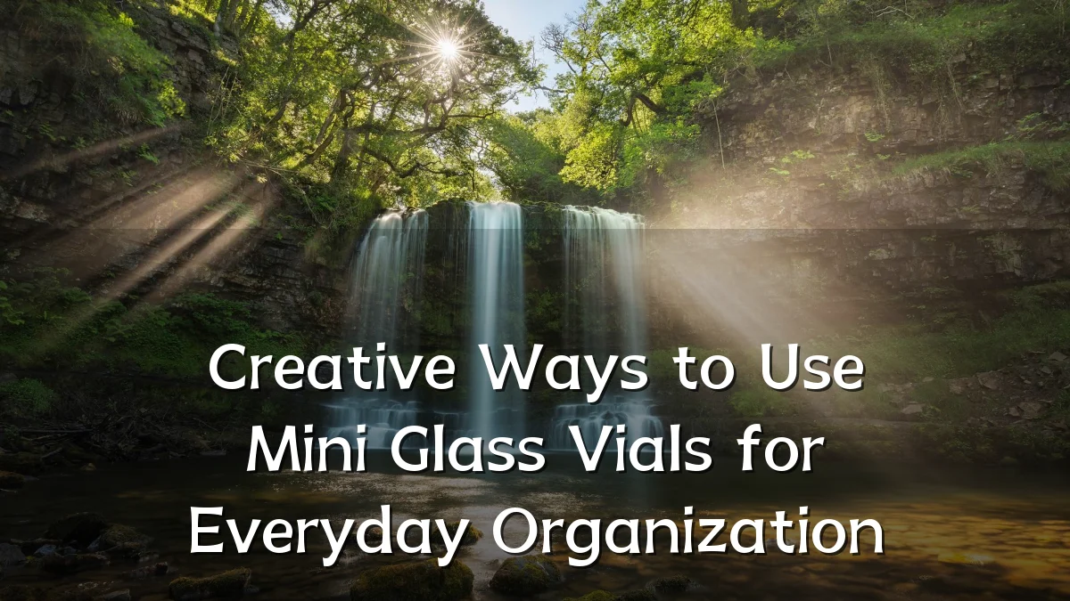 Creative Ways to Use Mini Glass Vials for Everyday Organization