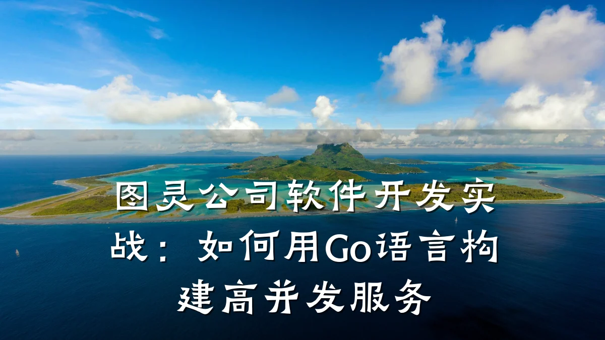 图灵公司软件开发实战:如何用Go语言构建高并发服务