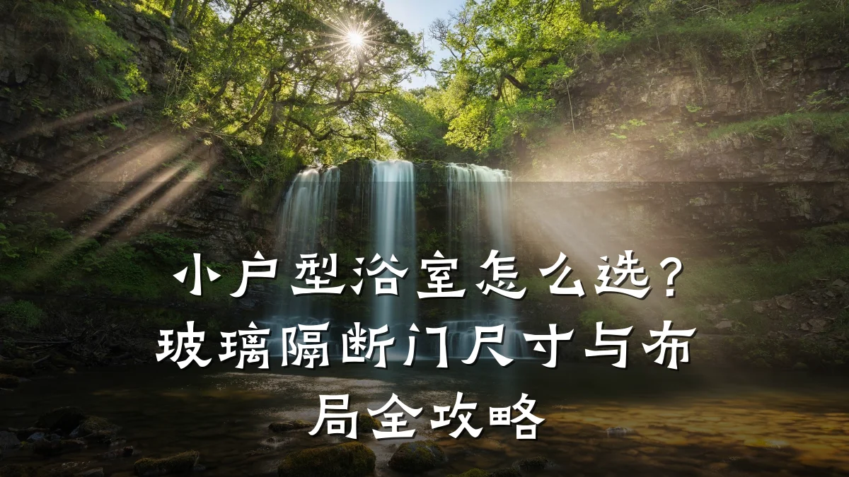 小户型浴室怎么选?玻璃隔断门尺寸与布局全攻略