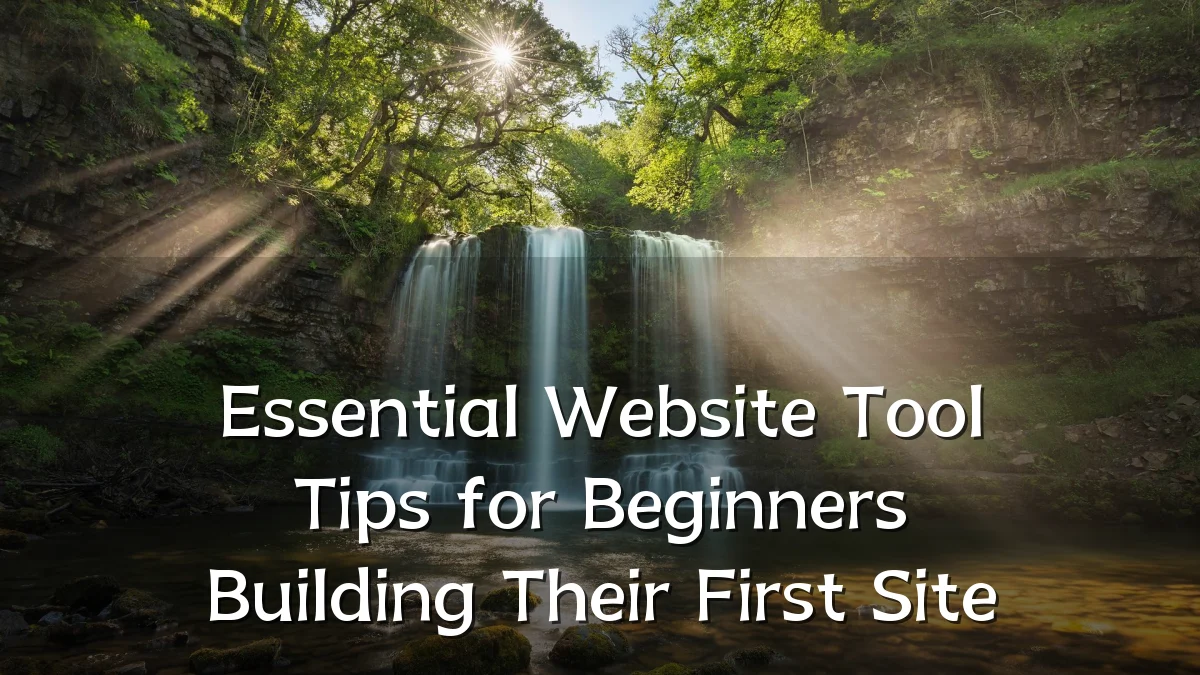 Essential Website Tool Tips for Beginners Building Their First Site