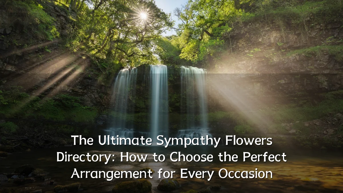 The Ultimate Sympathy Flowers Directory: How to Choose the Perfect Arrangement for Every Occasion