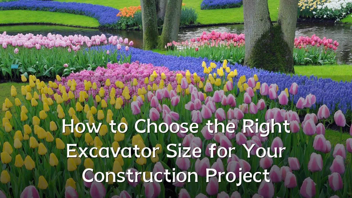 How to Choose the Right Excavator Size for Your Construction Project