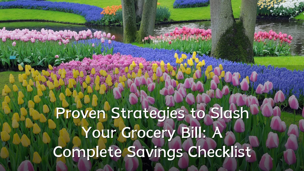 Proven Strategies to Slash Your Grocery Bill: A Complete Savings Checklist