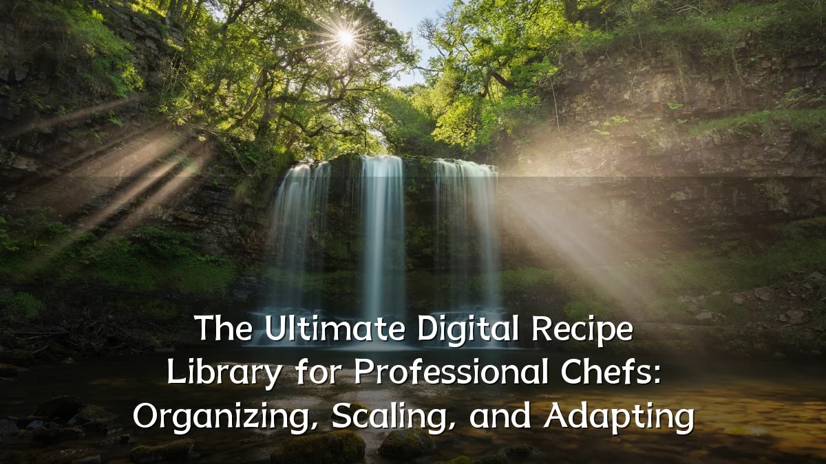 The Ultimate Digital Recipe Library for Professional Chefs: Organizing, Scaling, and Adapting