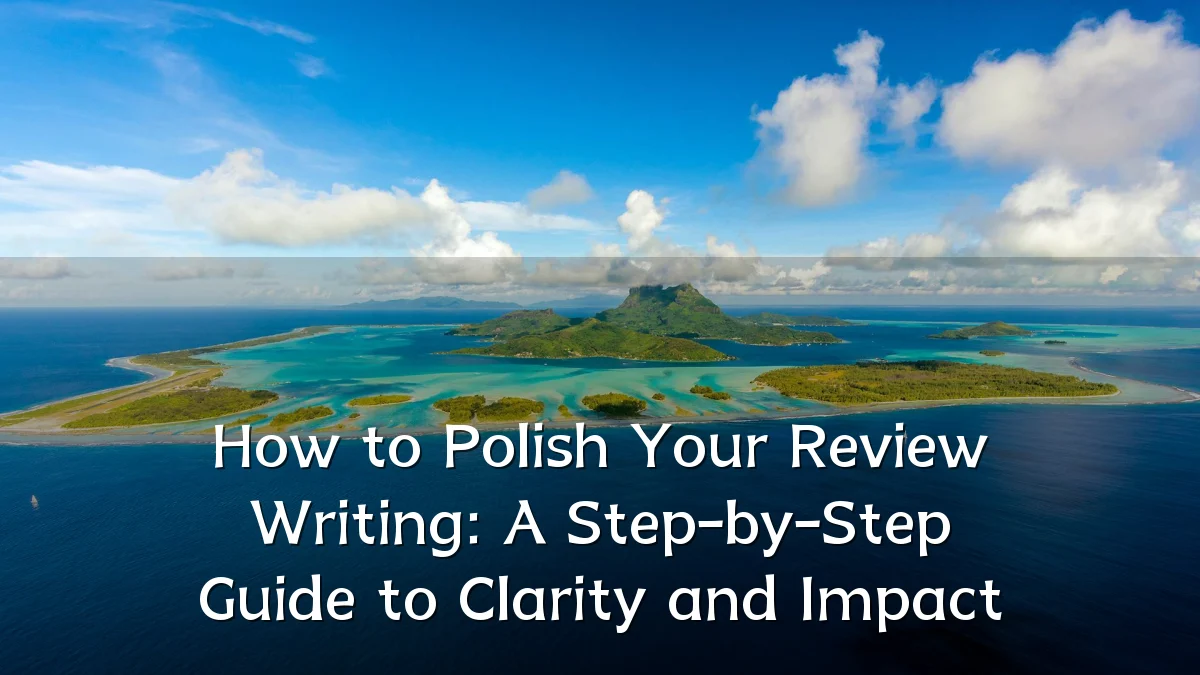 How to Polish Your Review Writing: A Step-by-Step Guide to Clarity and Impact