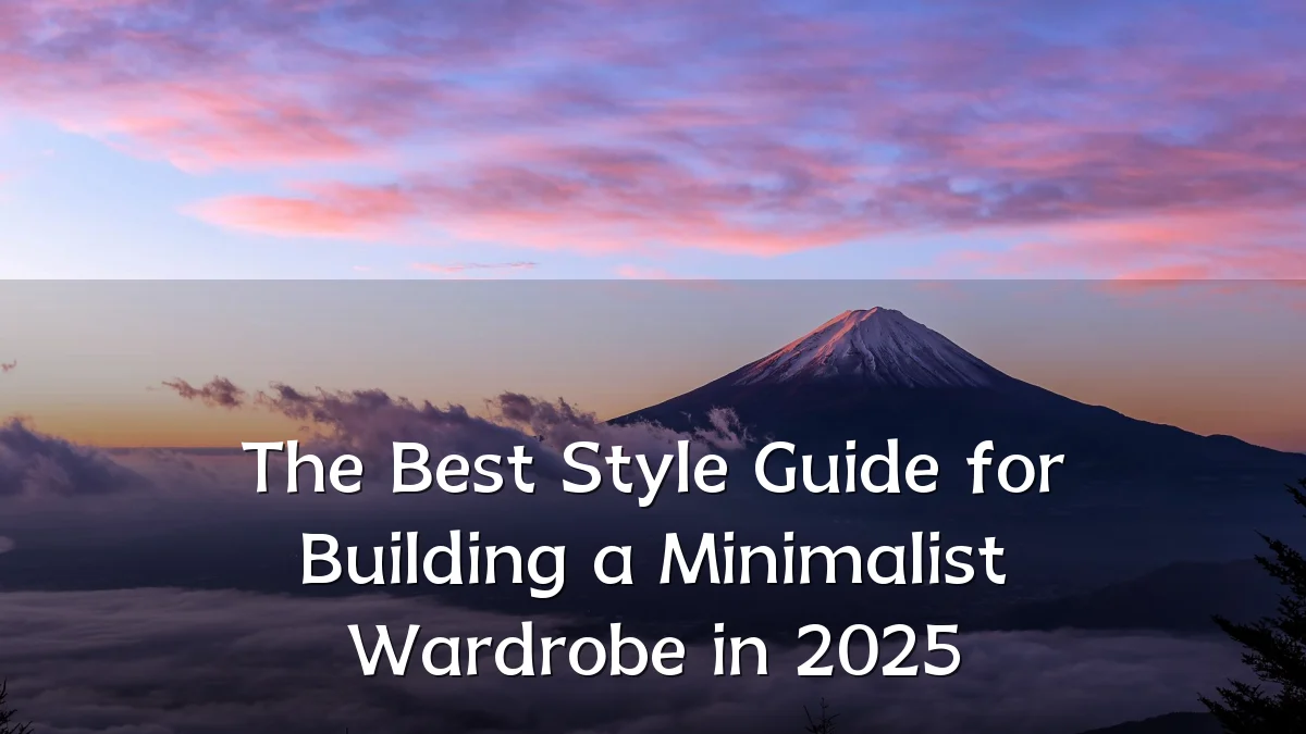 The Best Style Guide for Building a Minimalist Wardrobe in 2025