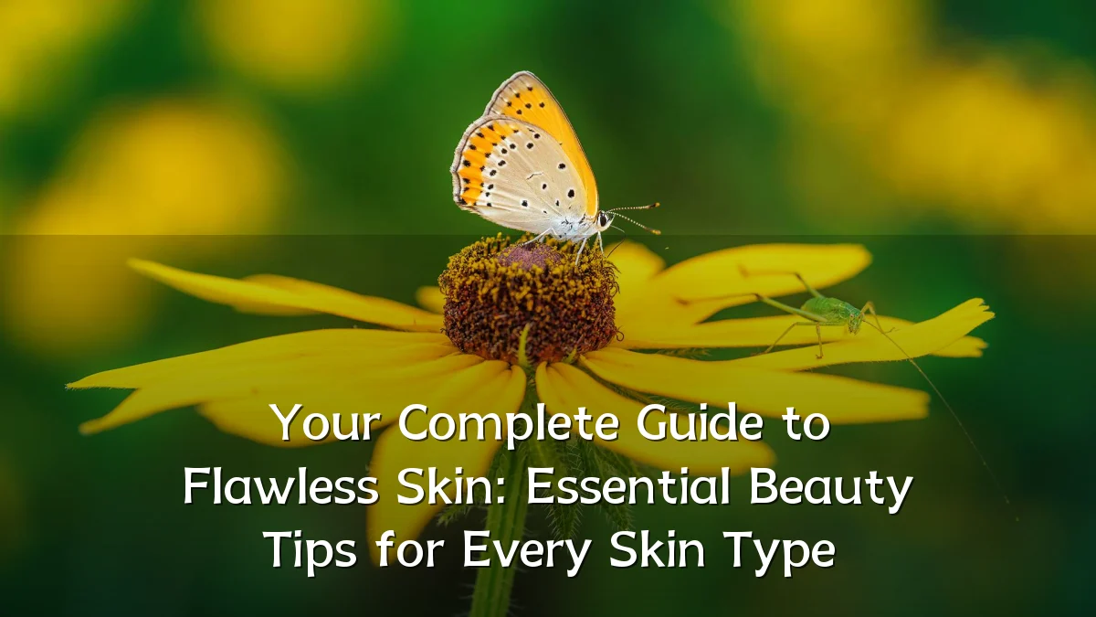 Your Complete Guide to Flawless Skin: Essential Beauty Tips for Every Skin Type