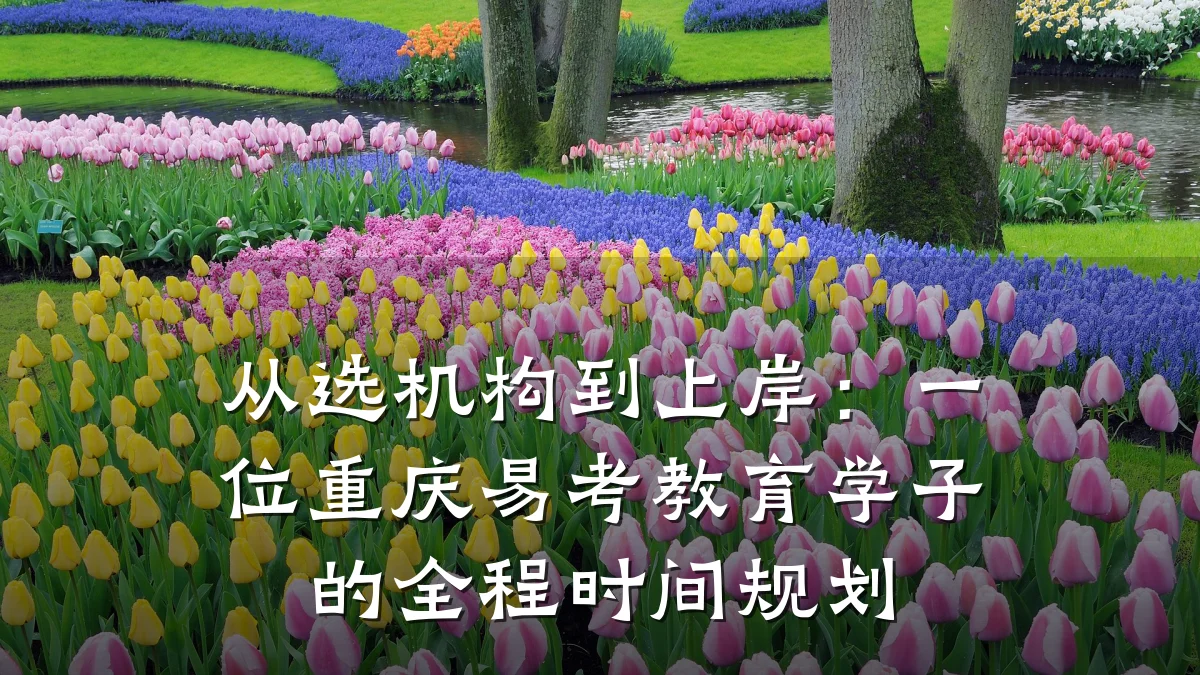 从选机构到上岸：一位重庆易考教育学子的全程时间规划