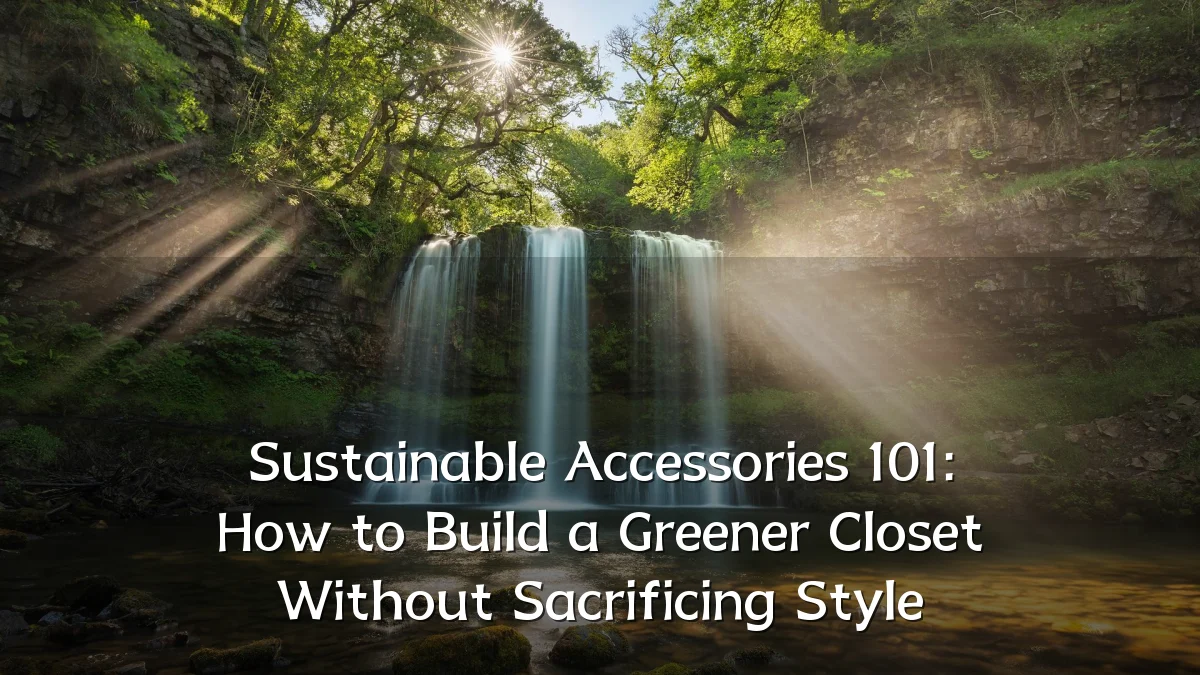 Sustainable Accessories 101: How to Build a Greener Closet Without Sacrificing Style